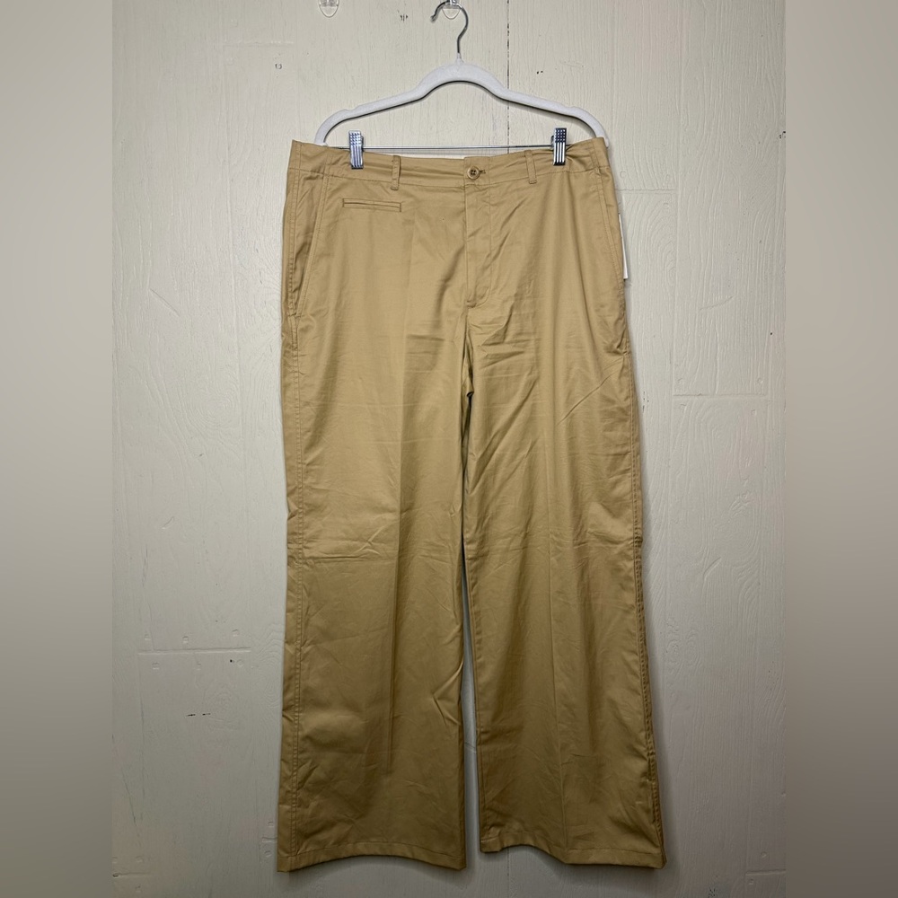 Lauren Ralph Lauren High-Waist Wide-Leg Twill Pants